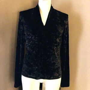 ILL State Velour Top Long Sleeve